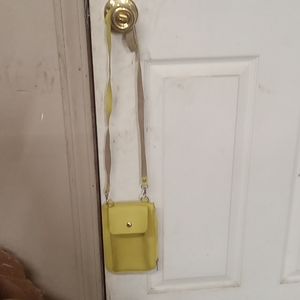 Yellow miscellaneous purse